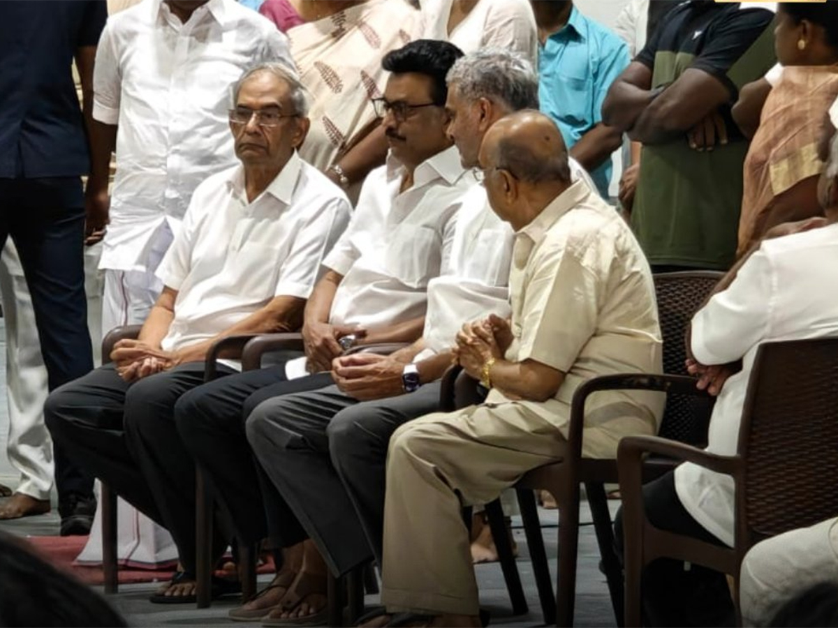 Rajinikanth And Suriya Vishal and more pay homage to AVM Saravanan14