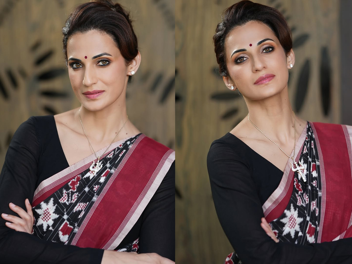 Samanthas friend Shilpa Reddy looks beautiful in A colorful saree Photos1