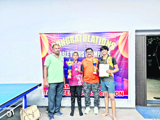 అండర్‌–17 జాతీయ  టీటీ టోర్నీకి ఎంపిక
1