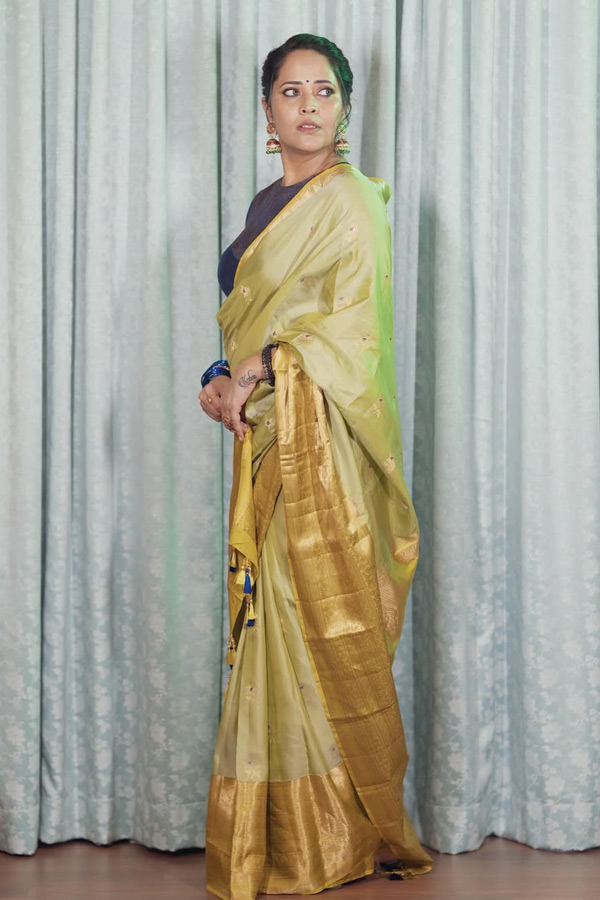 Anasuya Bharadwaj Stunning Looks In Saree Photos10