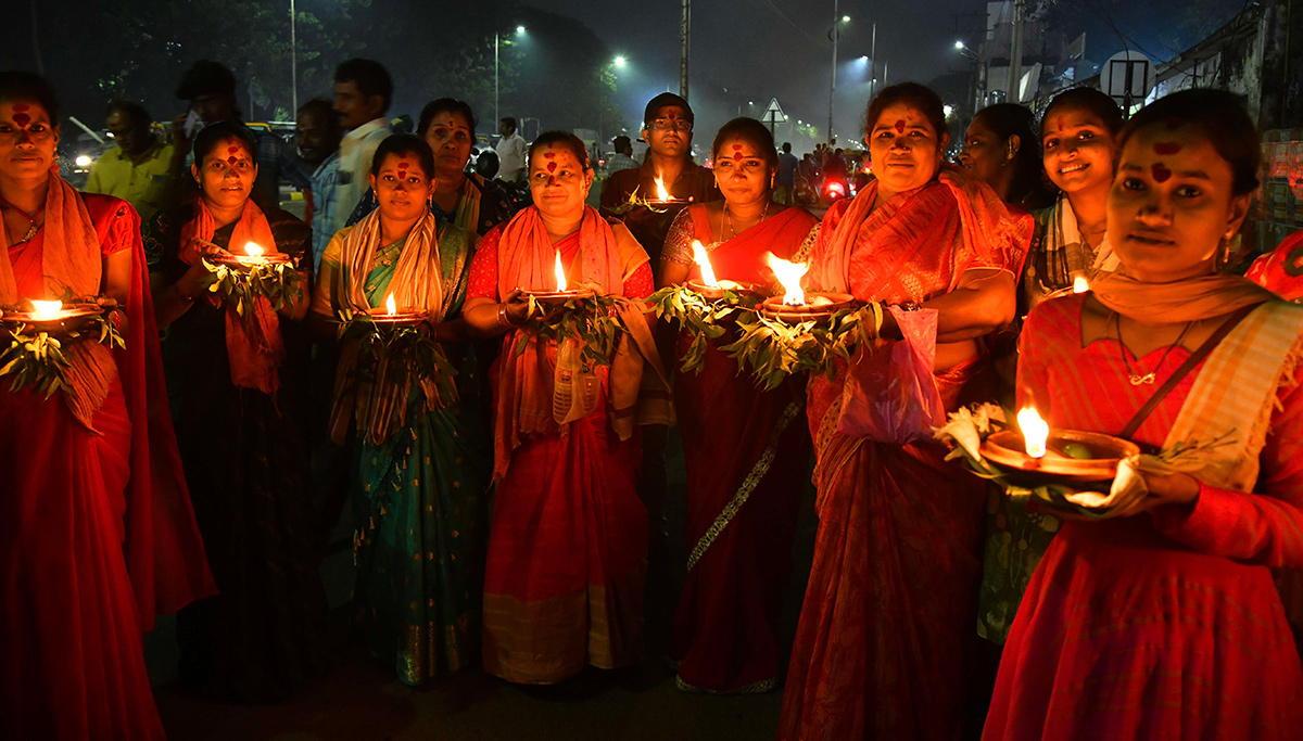 Kalasa Jyothi Utsav Grandly Performed At Vijayawada Indrakeeladri Hill11