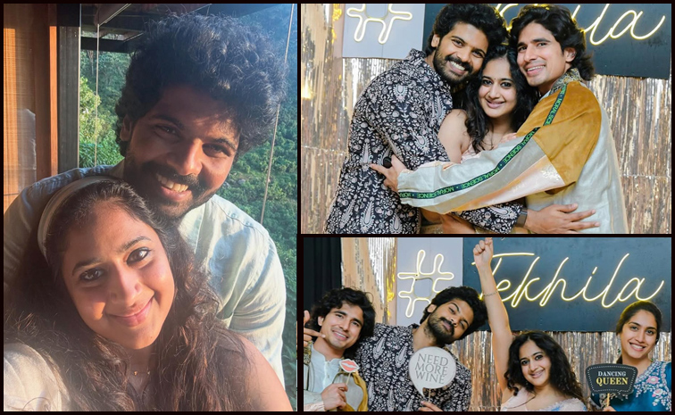 Music Director Keeravani son Hero Simha went on a vacation with His wife Photos1