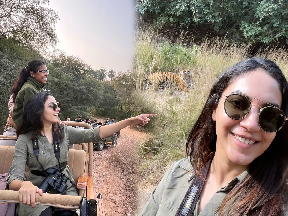 Telugu top actress ritu varma safari trip in Rajasthan (Photos)1