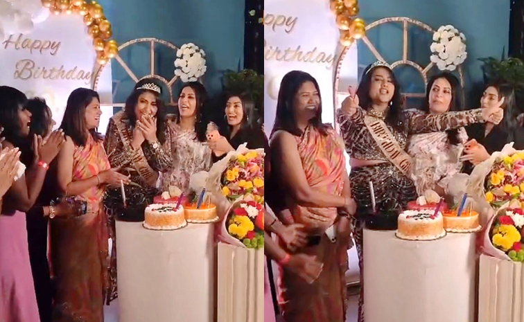 Telugu Actress Jyothi Birthday celebration Photos1