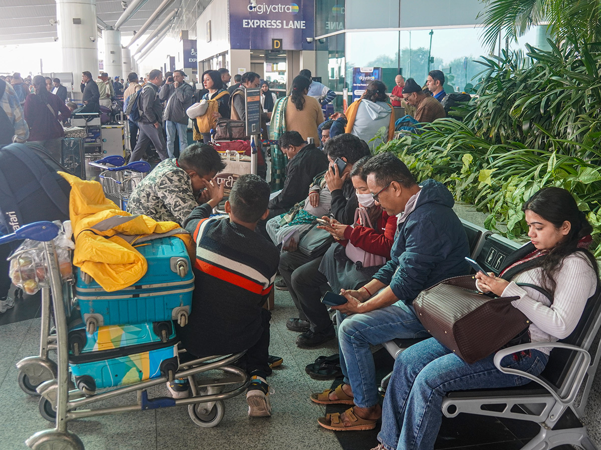 Passengers : Indigo Airlines Flights Were Cancelled HD Photos24