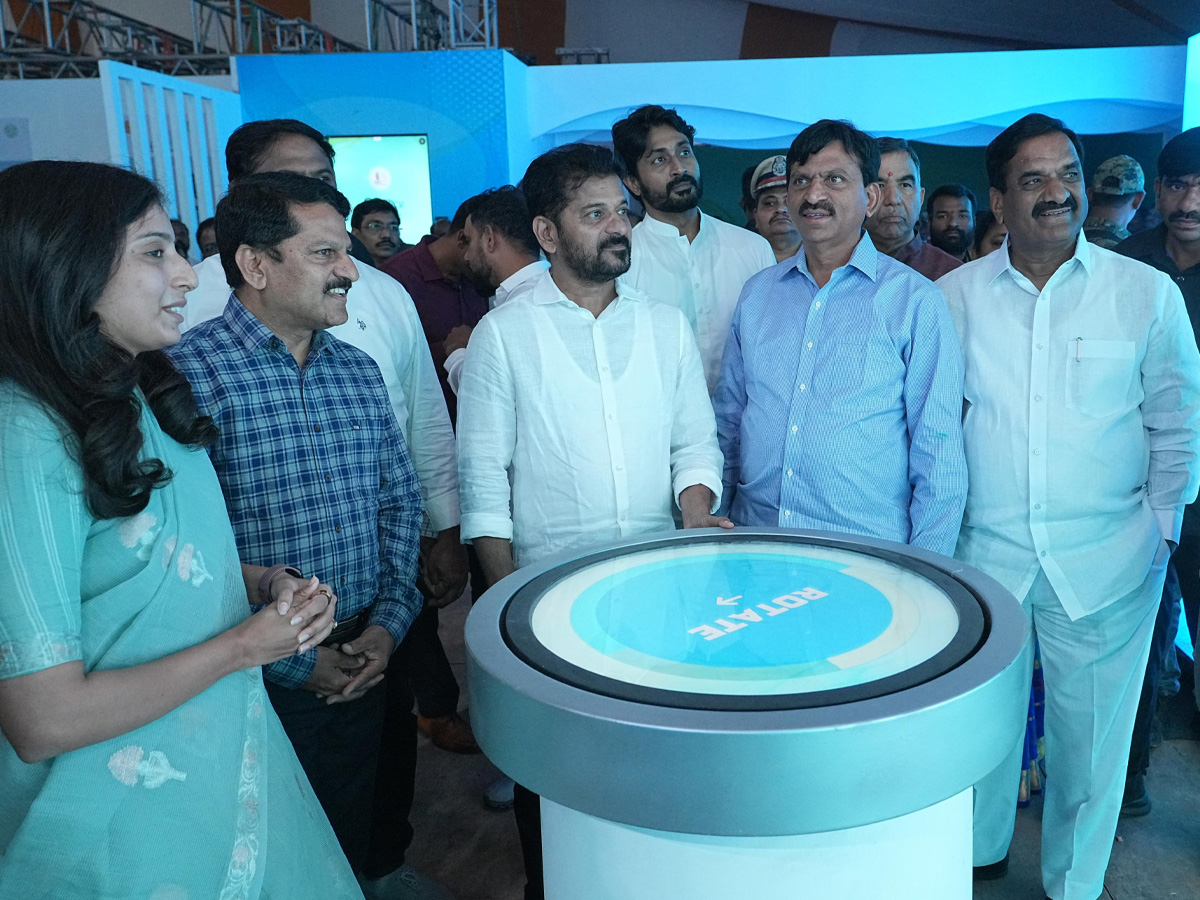 CM Revanth Reddy inquires about arrangements for Telangana Rising Global Summit11