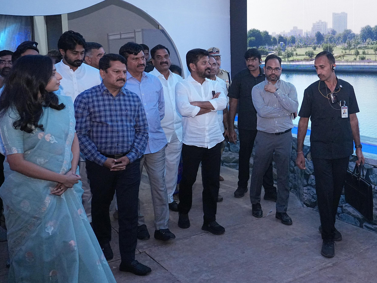 CM Revanth Reddy inquires about arrangements for Telangana Rising Global Summit13