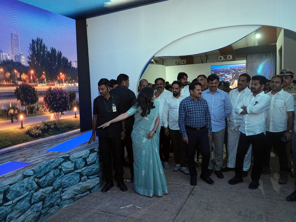 CM Revanth Reddy inquires about arrangements for Telangana Rising Global Summit14