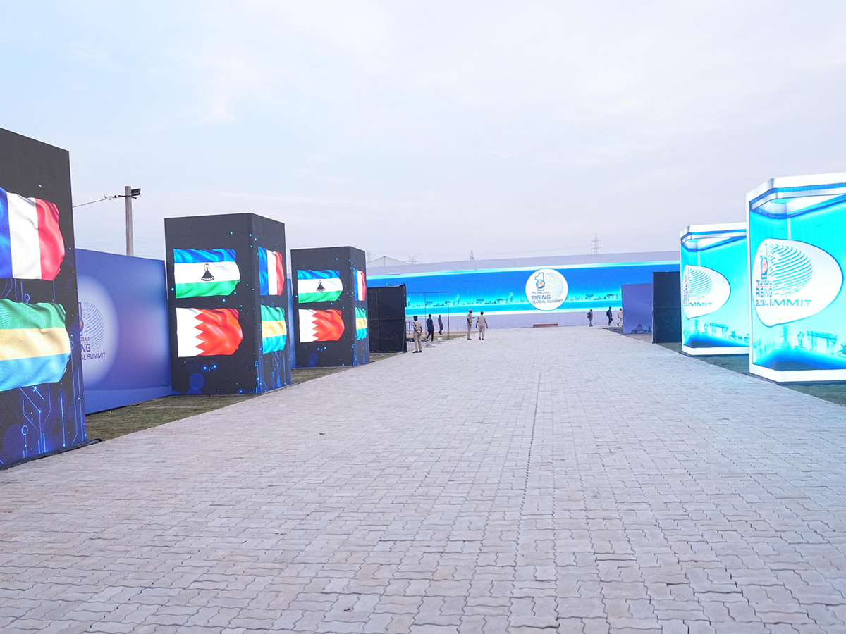 CM Revanth Reddy inquires about arrangements for Telangana Rising Global Summit4