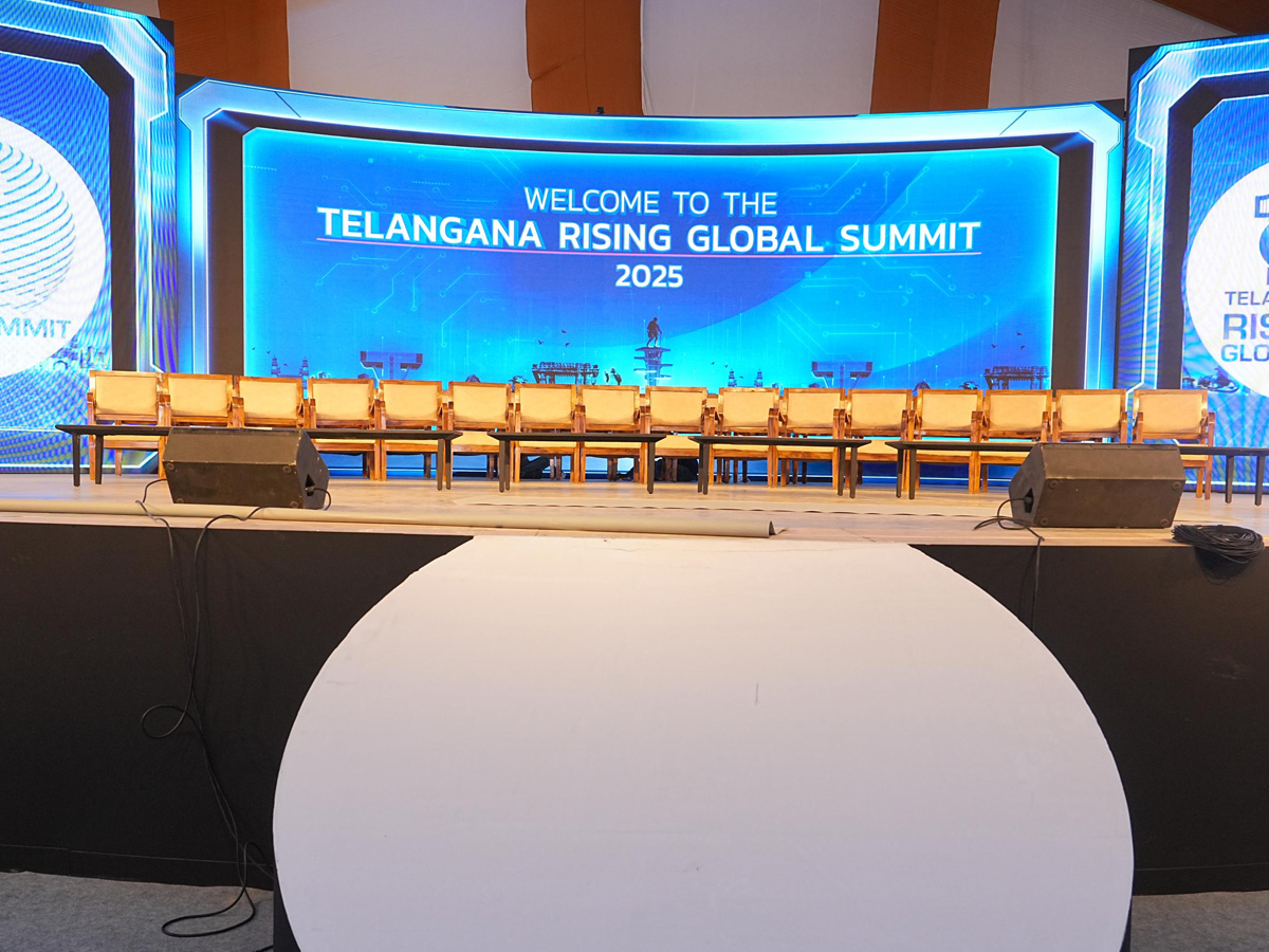 CM Revanth Reddy inquires about arrangements for Telangana Rising Global Summit6