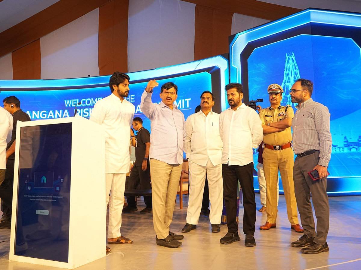 CM Revanth Reddy inquires about arrangements for Telangana Rising Global Summit8