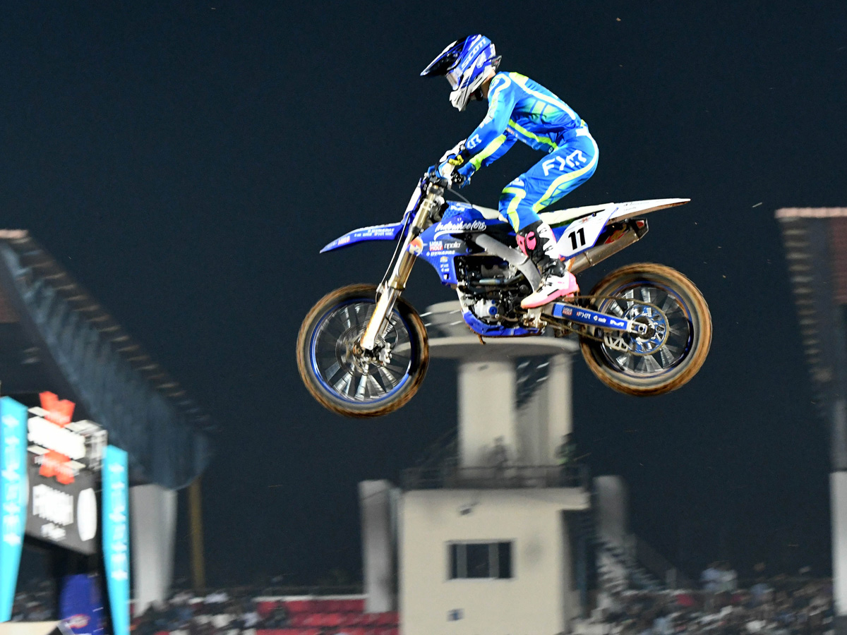CM Revanth Reddy And star Salman Khan Attended The India Supercross Racing League 2025 Photos24