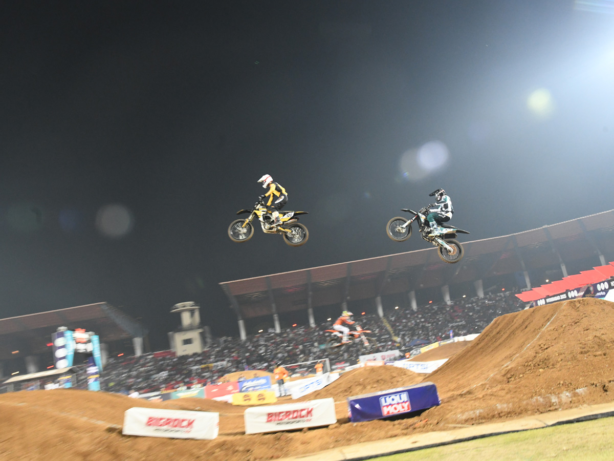 CM Revanth Reddy And star Salman Khan Attended The India Supercross Racing League 2025 Photos29
