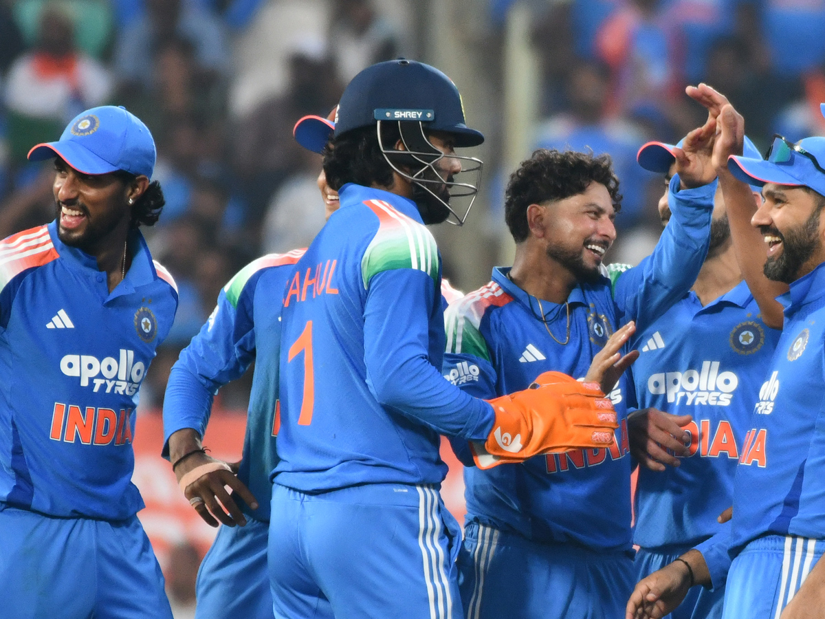India won the match In Vizag odi series Photos33