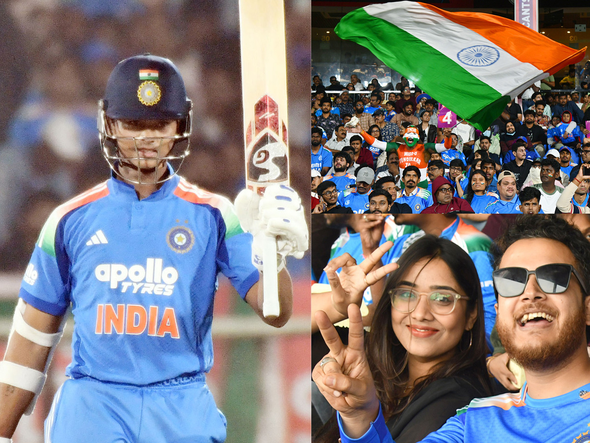 India won the match In Vizag odi series Photos1
