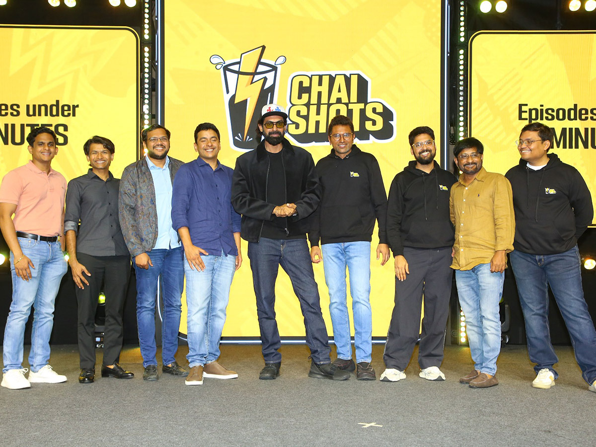 Rana Daggubati Participates In Chai Shots Launch Event 12