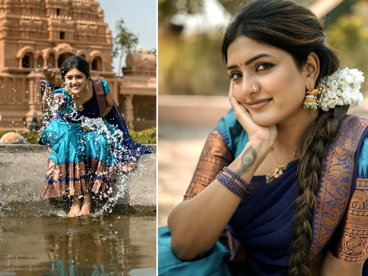 Tollywood Actress Eesha Rebba Traditional HD Photos1