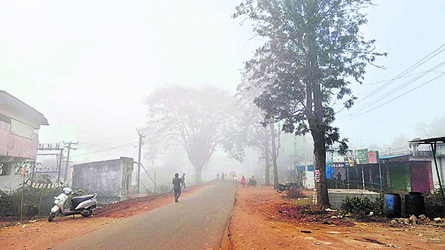 అరకులో పడిపోయిన ఉష్ణోగ్రతలు 1