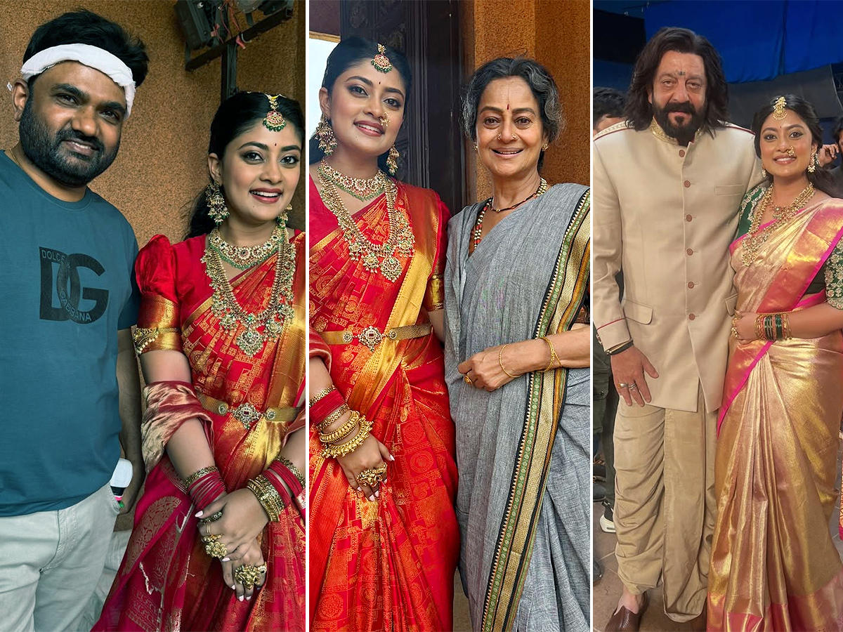 Actress Ammu Abhirami Photos in The Raja Saab Set1