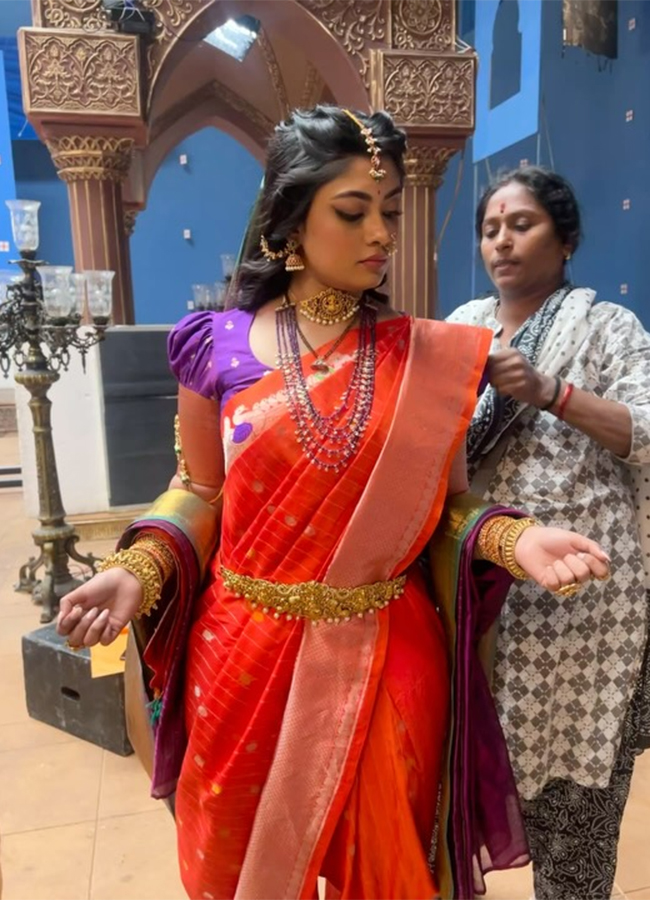 Actress Ammu Abhirami Photos in The Raja Saab Set3