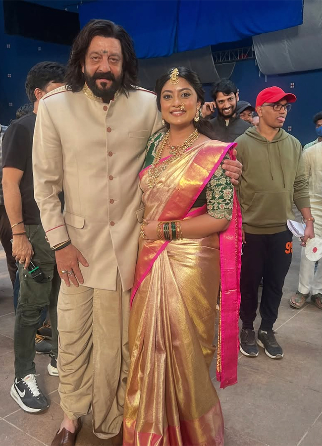 Actress Ammu Abhirami Photos in The Raja Saab Set4