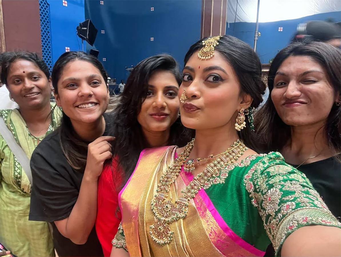 Actress Ammu Abhirami Photos in The Raja Saab Set5