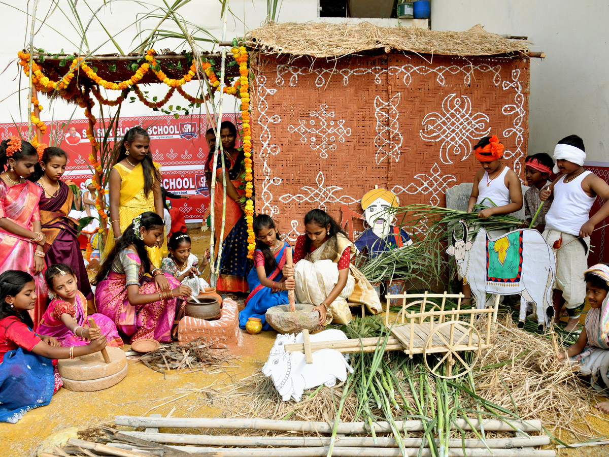 Rangoli Competition At Sri SPR Global School At Gajularamaram Photos3