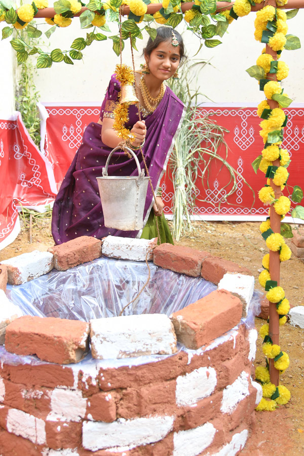 Rangoli Competition At Sri SPR Global School At Gajularamaram Photos39