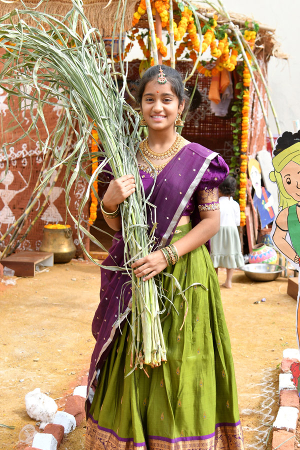Rangoli Competition At Sri SPR Global School At Gajularamaram Photos41