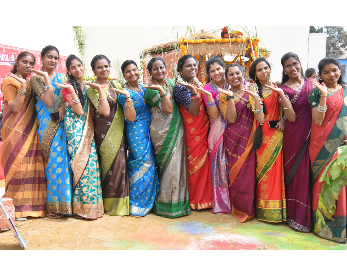 Rangoli Competition At Sri SPR Global School At Gajularamaram Photos42