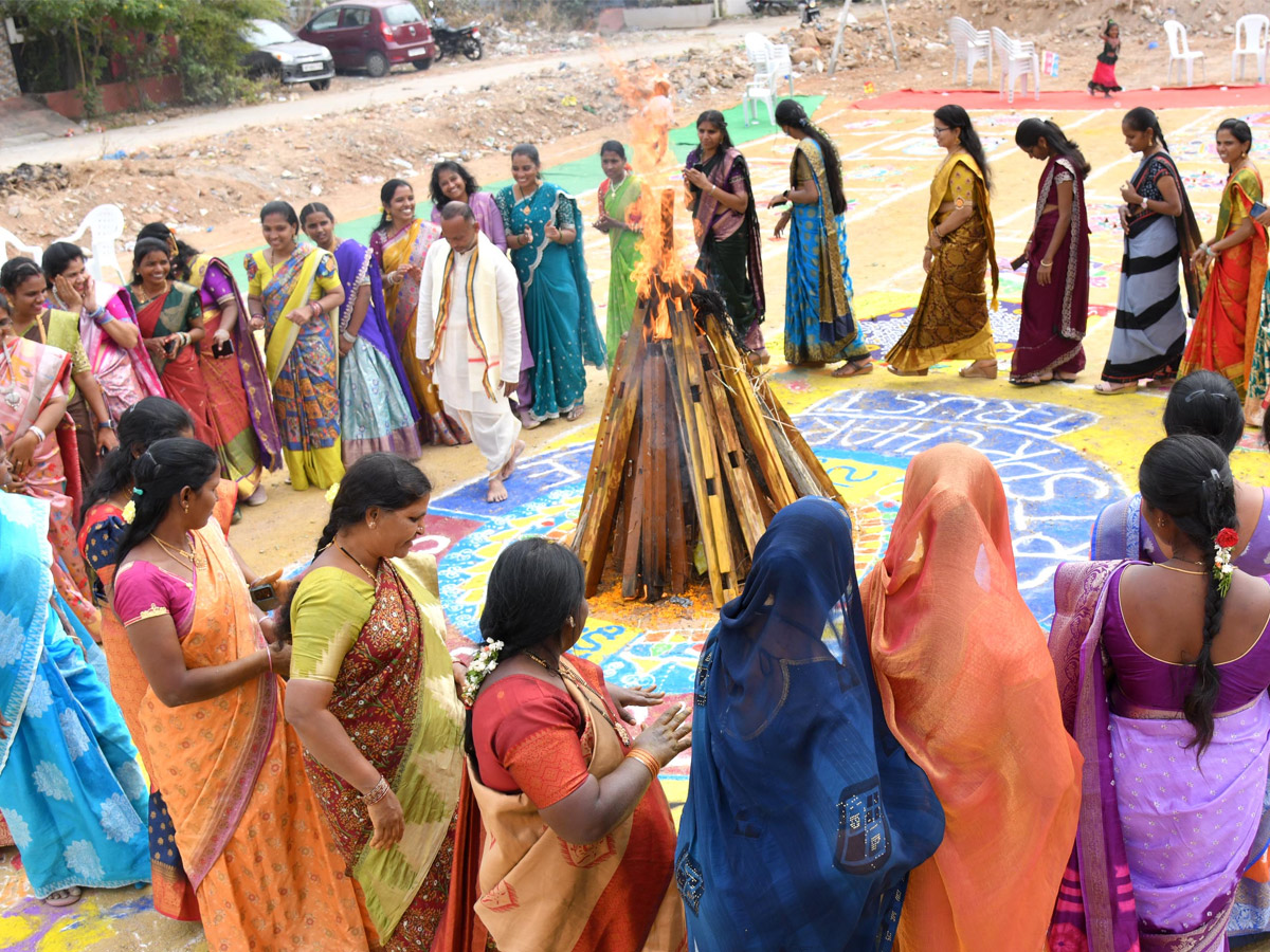 Rangoli Competition At Sri SPR Global School At Gajularamaram Photos50