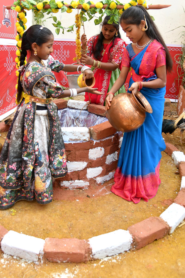 Rangoli Competition At Sri SPR Global School At Gajularamaram Photos7