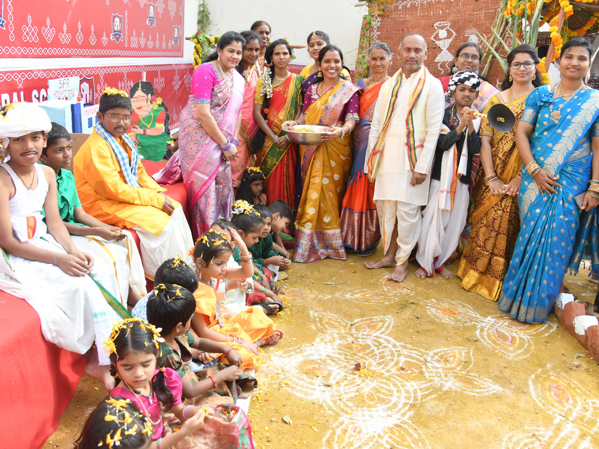 Rangoli Competition At Sri SPR Global School At Gajularamaram Photos9