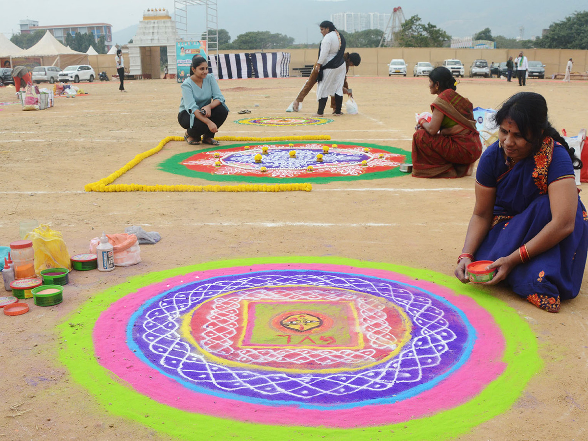 Sankranthi Celebrations At AU Engineering College Grounds10