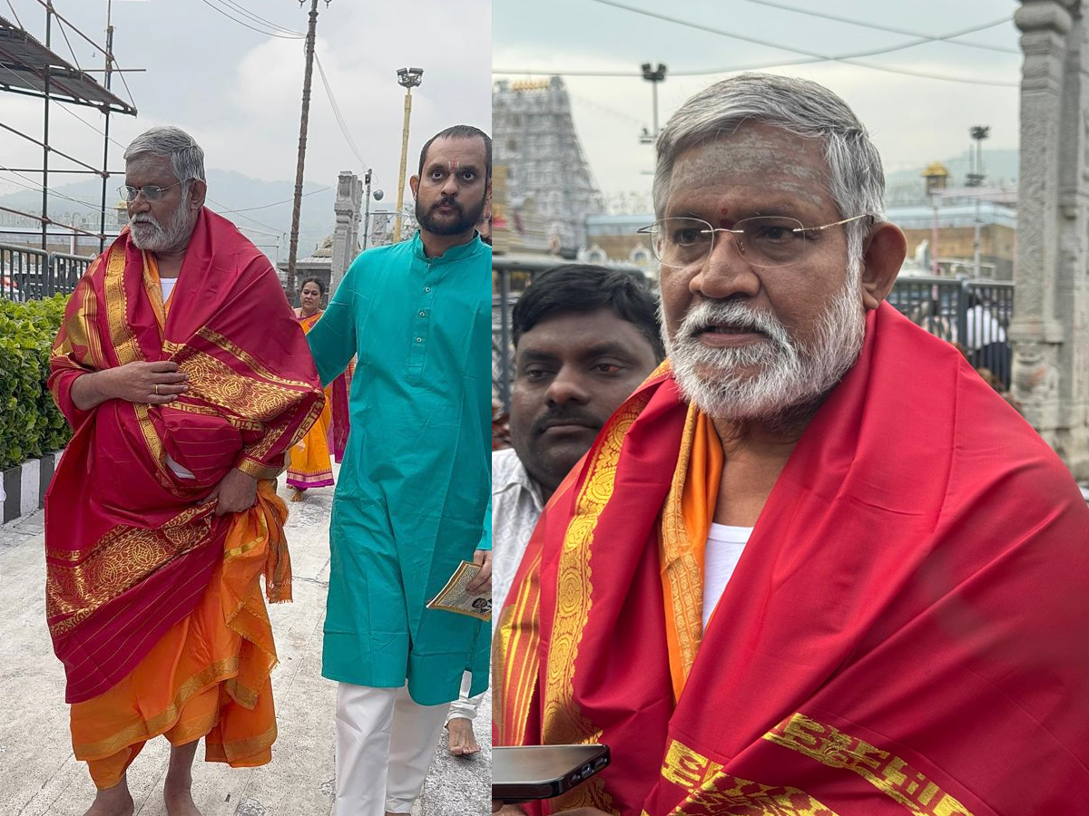 Senior Artist Tanikella Bharani Visited Tirumala Photos5