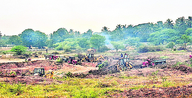 దర్జాగా మట్టి దోపిడీ1