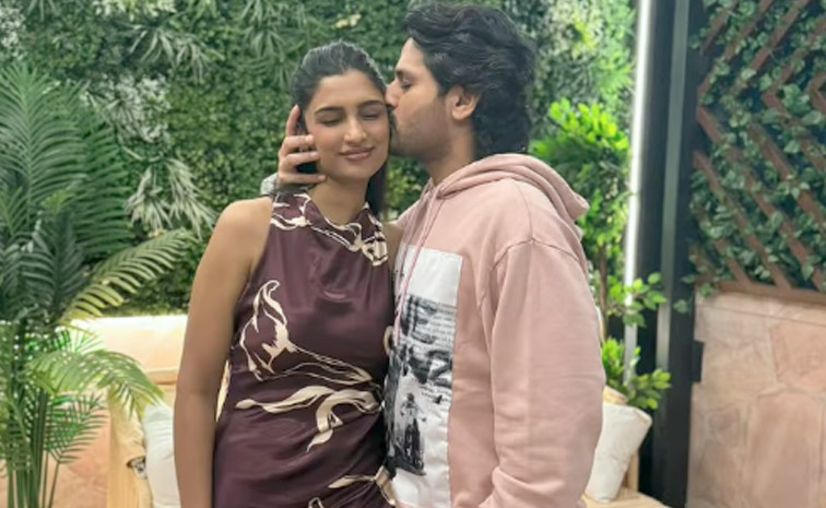 Nithiin celebrates his wife Shalini birthday with love and smiles Photos8