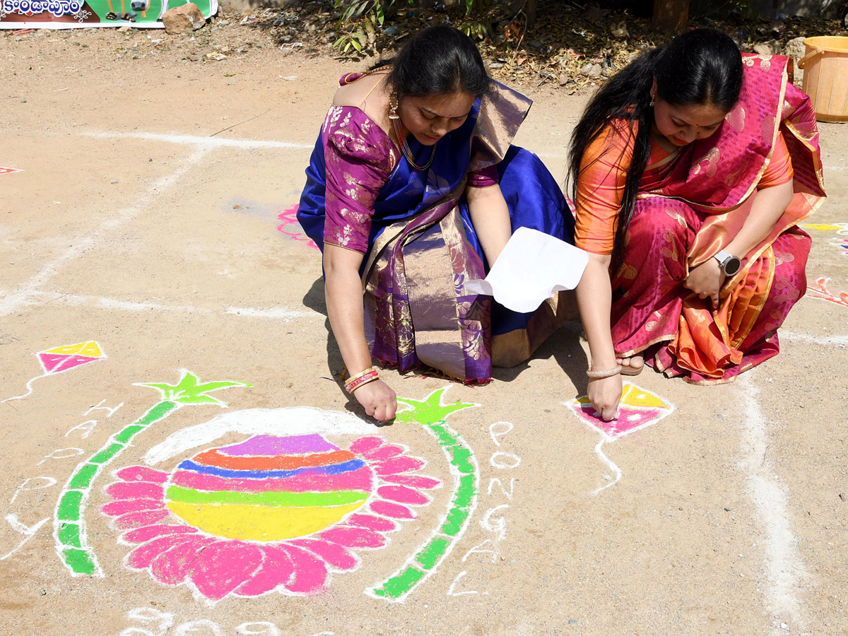 Sakshi Sankranthi Rangoli Competition at Hyderabad Photos10