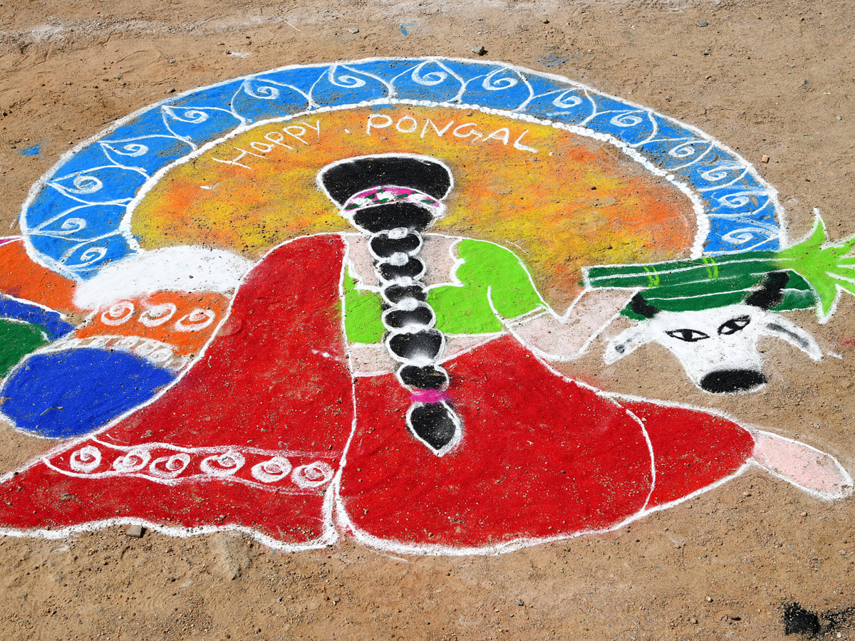 Sakshi Sankranthi Rangoli Competition at Hyderabad Photos25