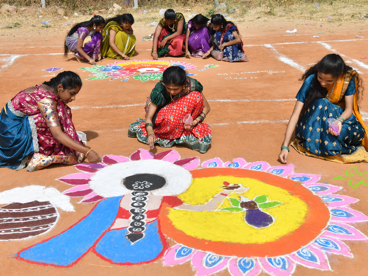 Sakshi Sankranthi Rangoli Competition at Hyderabad Photos45