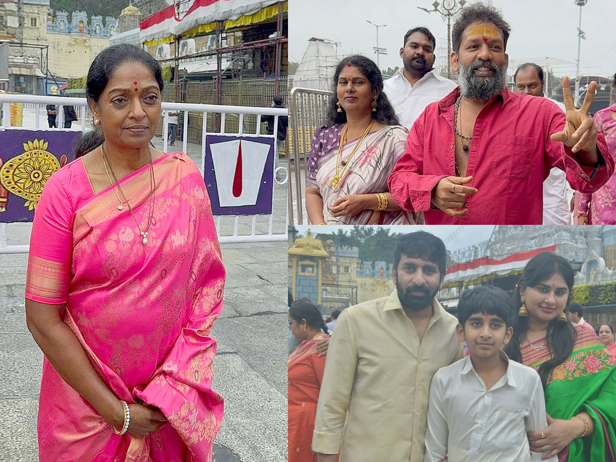 Tollywood Celebrities Visits Tirumala Tirupati Temple Photos1
