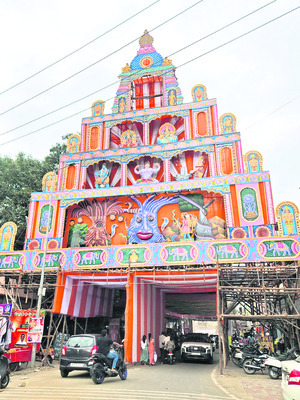 మావుళ్లమ్మ ఆలయానికి ఉత్సవ శోభ 4