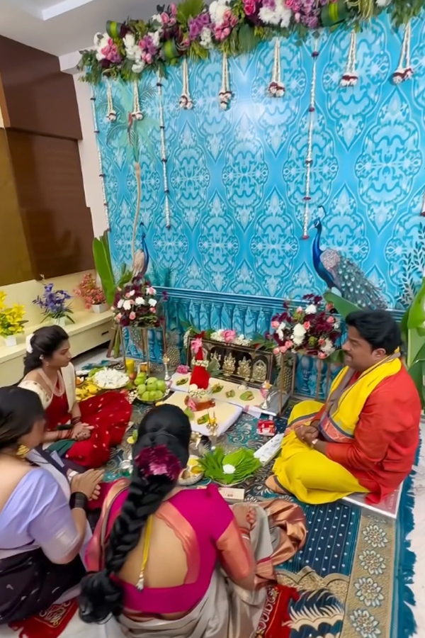 Housewarming of TV Actors Indraneel and Meghana Photos12