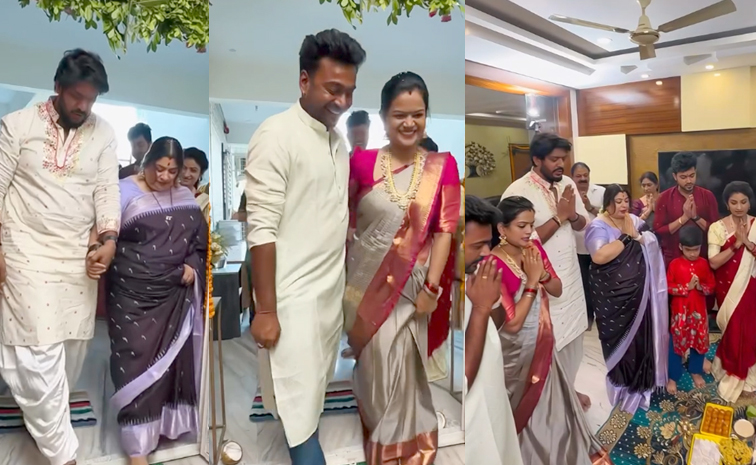 Housewarming of TV Actors Indraneel and Meghana Photos1