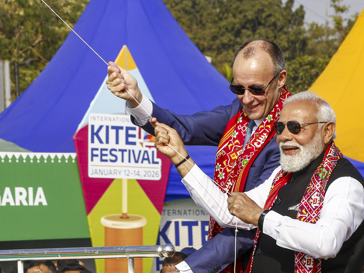 PM Modi kicks off International Kite Festival Photos5