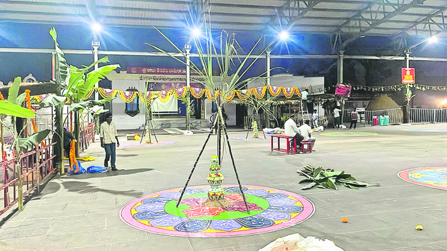 సత్యదేవుని సన్నిధిలో నేడు సంక్రాంతి వేడుకలు2