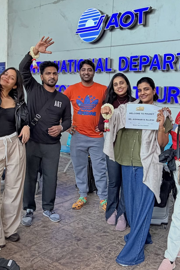  Actress Aishwarya Rajesh Birthday Celebrations In Thailand Photos3