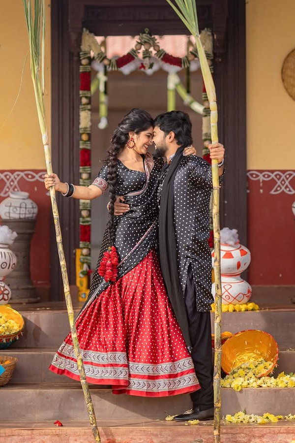 Film celebrities in Bhogi And Sankranti celebrations Photos62