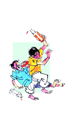 తెగ తాగేశారు..!1