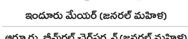 మూడోసారీ మహిళకే మేయర్‌ పీఠం 1